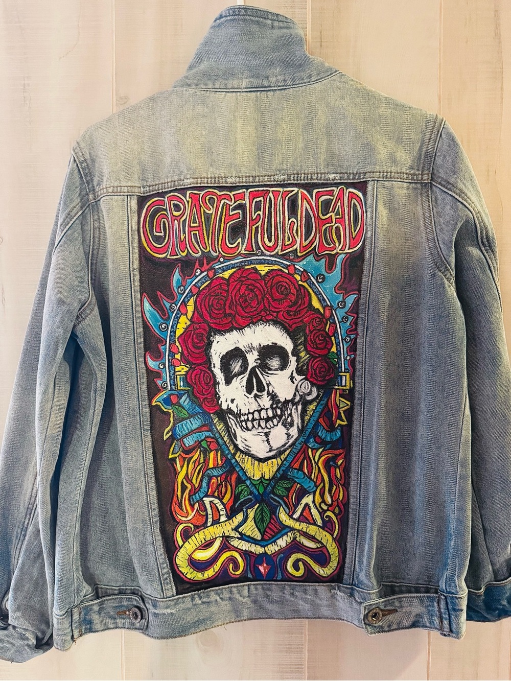 Artisan Grateful Dead Denim Jacket - Handpainted
